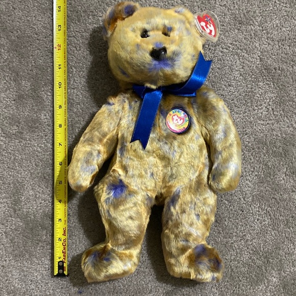 NWT, Official TY Beanie Buddy 14” Bear, 2000 Clubby III - Picture 1 of 7
